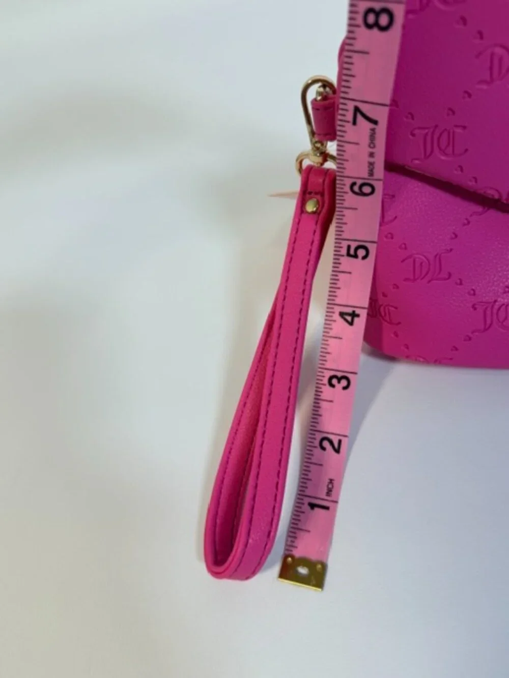 NWT Juicy Couture Pink Mini Wristlet
